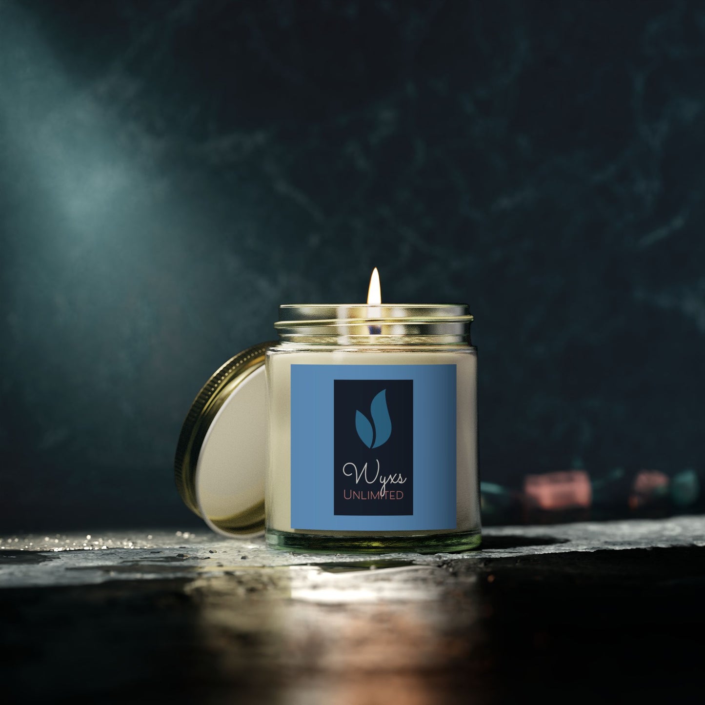 Scented Coconut Apricot Candles (4oz, 9oz)